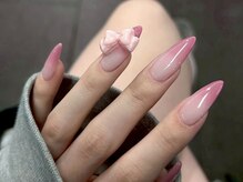 リンミウ(RiN.miu)/ピンクグラデ×リボン　Miyuu