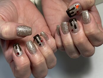 ネイル モア 岐阜駅店(nail mor.)/バレンタインネイル