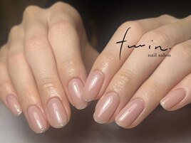 ワンカラー×オプ有