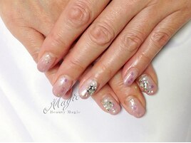 キラキラ逆フレンチ