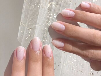 ネイル アヴァンス あべのルシアス店(Nail AVANCE.)/キラキラホワイト 太田