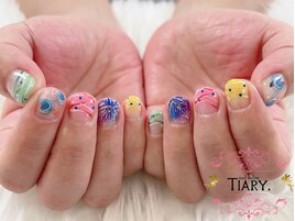 夏ネイル/持ち込みデザイン