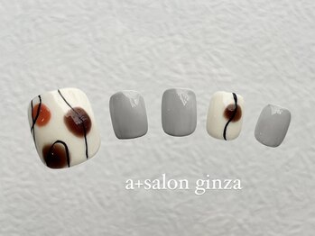 エープラスサロン ギンザ(a+salon ginza)/フット/和柄ネイル