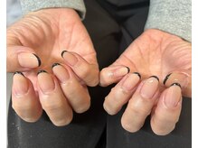 ネスレ ネイル(NESTLE NAIL)/黒フレンチ