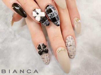 ビアンカ 恵比寿西口店(Bianca)/チェックネイル/N¥9000¥R10000