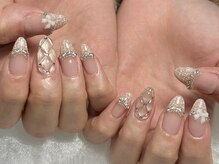 ネイル モア 岐阜駅店(nail mor.)/ガーリーネイル