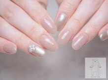 オトナネイル(otona nail)/自然なグレージュとシャンパン