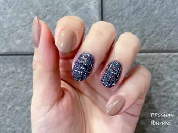 トータルビューティー パッション 茨木(Total Beauty Passion)/ツイードネイル