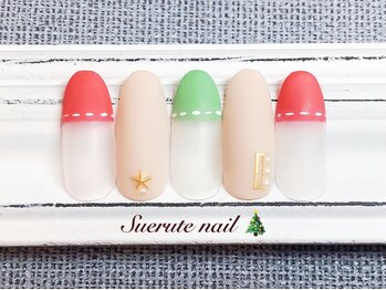 スエルテ ネイルサロン 北千住店/クリスマスネイル ¥7500
