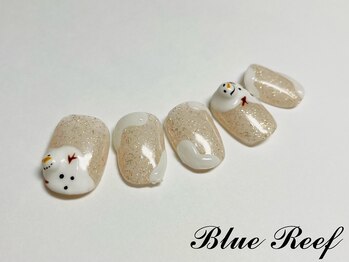 ネイルアンドまつげエクステ ブルーリーフ 四谷三丁目店(Blue Reef)/メルティ雪だるま