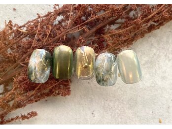 もやもやニュアンスネイル