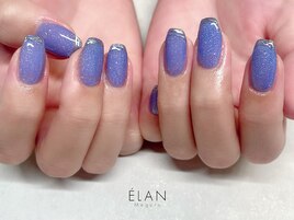 ミラーフレンチ×フラッシュ