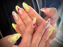 ヌル ネイル 堀江(NURU NAIL HORIE)/個性派蛍光ニュアンスネイル☆