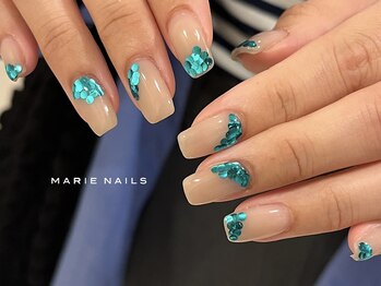 マリーネイルズ 心斎橋店(MARIE NAILS)/定額¥8,800 ホロ 0724c