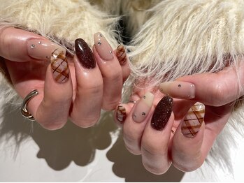 チェックネイル