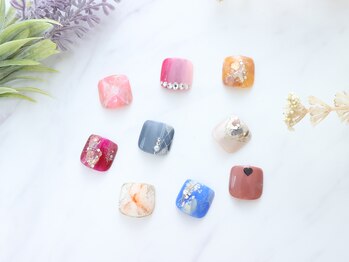 lieNAIL/シェラックアート