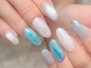 サマーニュアンスネイル