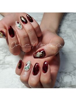 ポイント薔薇アート