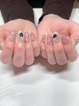 ウィズ ユー(with U produce by Megumi Ohara)/ピンク　ニュアンスネイル