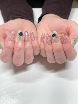 ウィズ ユー(with U produce by Megumi Ohara)/ピンク ニュアンスネイル