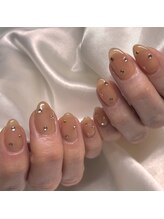 リノネイル(Lino Nail)/ストーンドット/ワンカラー