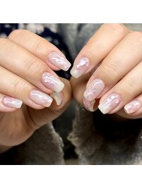 ハートホロ埋め込みデザイン