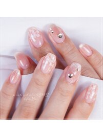 チークネイルと桜