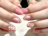 【ジェル定額】みく指名限定★premiumコース（キラキラアート）¥8800→¥7150