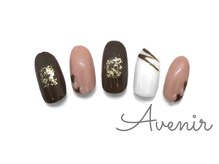 アヴィニール 表参道(Avenir)/大人ハート　ネイル