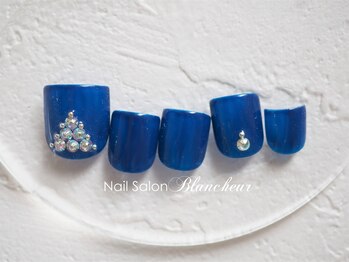 ネイルサロン ブランシュール(Nail Salon Blancheur)/【夏フット】ストーンアクセント