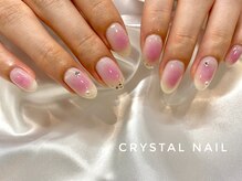 クリスタルネイル ゆめタウン下松店/チークネイル