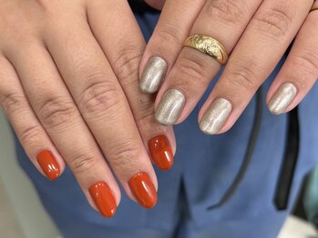 フォルクネイル(:volk nail)/ちぐはぐワンカラー by.Jasmine