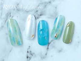 ニュアンスカエルネイル