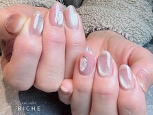 リッシュ(RICHE)/ピンクマグネットネイル