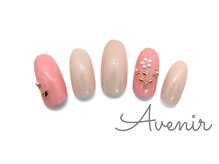 アヴィニール 表参道(Avenir)/ワイヤーフラワーネイル