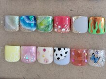 ホワイトジム(White Gym)/フット親指アートサンプル【2】