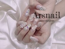 アルスネイル(Ars nail)/パーツゴテゴテホワイトネイル