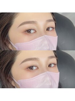 ルミシアトウキョウ 池袋西口店(LUMICIA.TOKYO)/緩めアーチ美眉/アイブロウWAX