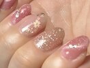 マグネット桜ネイル