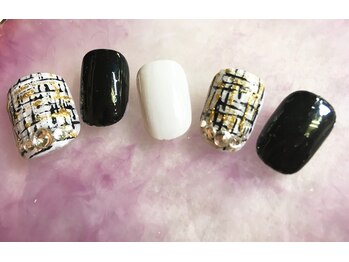 ネイルサロン ネイルクク(Nail KUKU)/大人ツイード