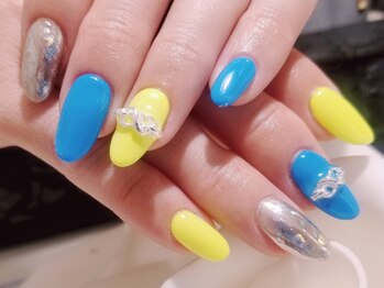 キープ ネイルサロン(KEEP)/長さ出し+ジェルネイル♪