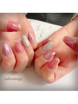 ネイルコテージ(Nail cottage)/マグネット×ピンク