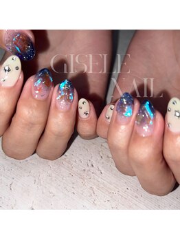 ジゼルネイル(Gisele Nail)/うるうるストーンネイル