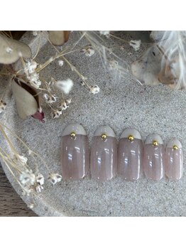 アヴェックアムール 豊田(avec amour)/basic シンプルフレンチネイル