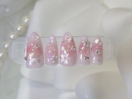 桜デザインネイル