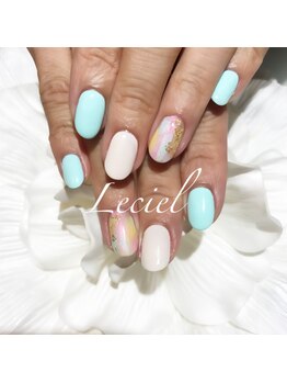 ルシエル(LeCiel)/シンプルオフィスネイル