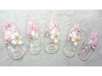 定額ネイル6820円