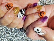 ブルーエヌ(BLUE N)/ペイントハロウィンネイル☆