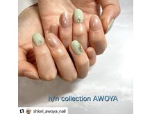 アオヤ(h/n collection AWOYA)/春のグリーンカラーネイル♪
