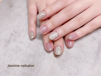 ジャスミンネイルサロン(Jasmine)/ツイードネイル